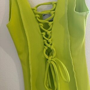 ASOS Design Lime Green mini dress